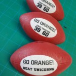 フラッグフットボール表面へのLaxerop(ラージェロップ )印刷