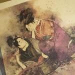 絹本 Laxerop ラージェロップ 印刷 金箔紙