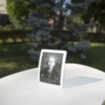 曽祖父の遺影写真をフォトセラム(PictCeram)にしました。