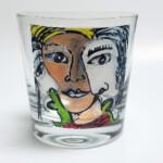 Daniel Liauのオリジナルデザイングラス"Learn to be human glass"です。