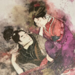 絹本繋ぎ合わせ 2箇所 拡大1