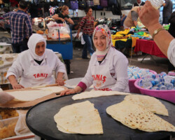 イスタンブールの朝市