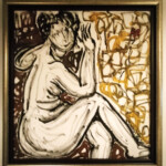 テーマ:あえて直面する 74 x 80cm
多くの人は実際に心の中にたくさんの欲望や要求を持っていますが、
彼らはそれらに直面して表現することを敢えてしません。